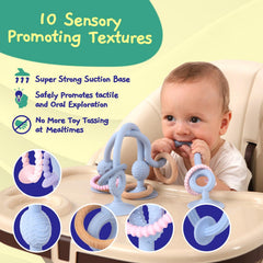 Jumble Dream Jangle teether is BPA-free for safe chewing.