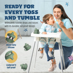 Jumble Dream spill-proof cup image demonstrates mess-free learning transitions.