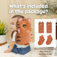 JumiLux anti-slip socks help little feet stay steady on floors.