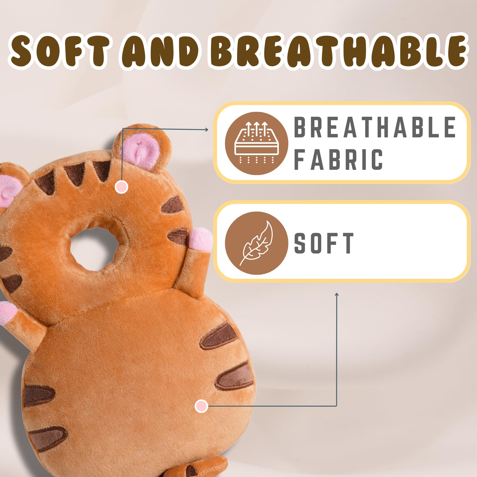 JumiLux plush velvet material feels gentle on baby skin.