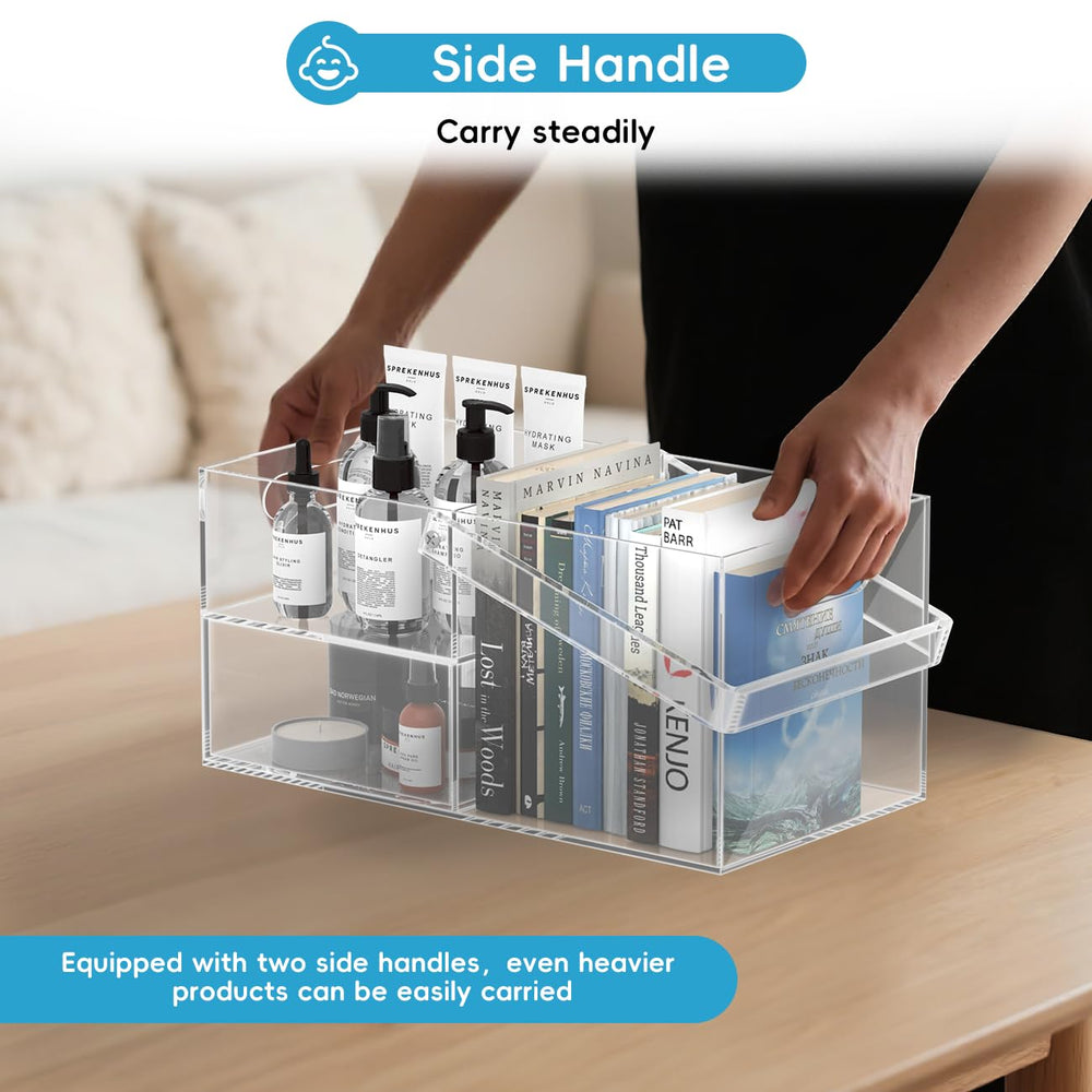Jumyee diaper caddy portable setup on nursery shelf for home use.
