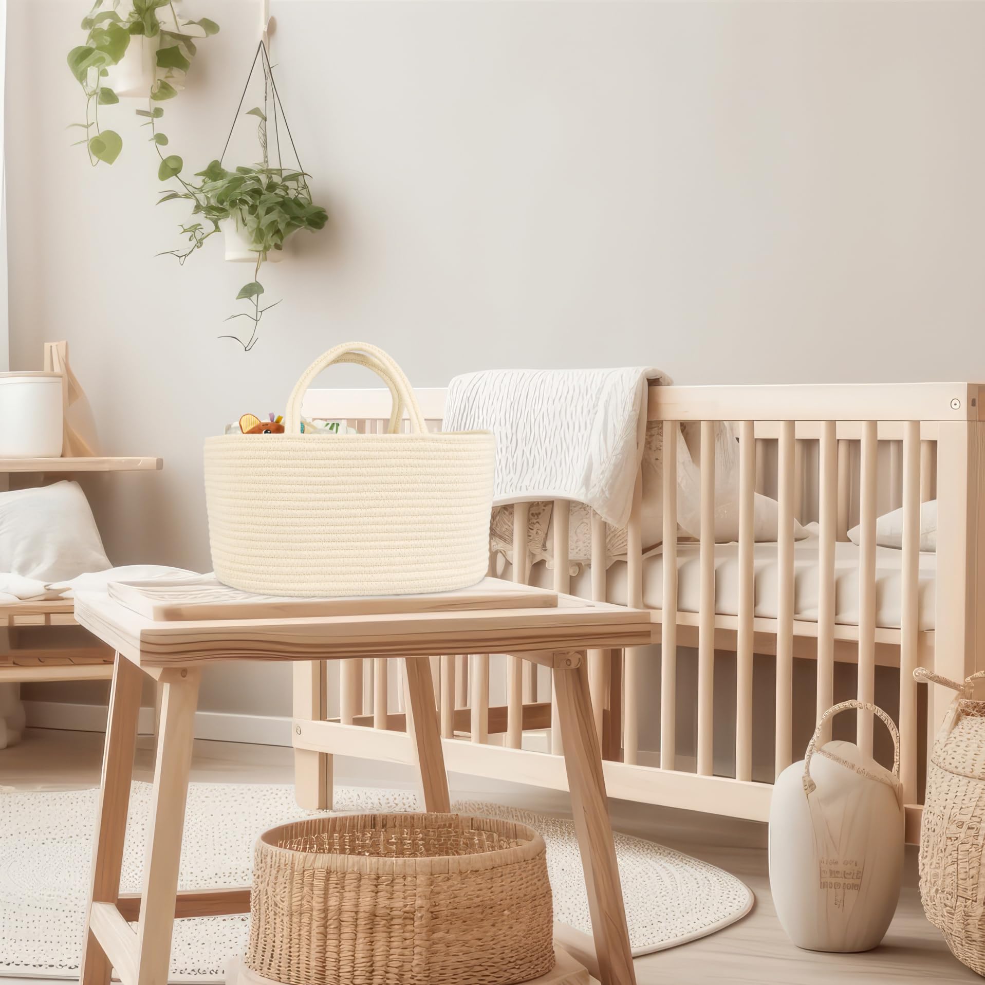 JUNBOLE baby car organizer transforms car trips with portable storage.