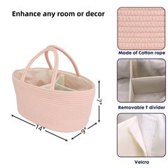 JUNBOLE diaper caddy interior with dividers maximizes item separation and quick access