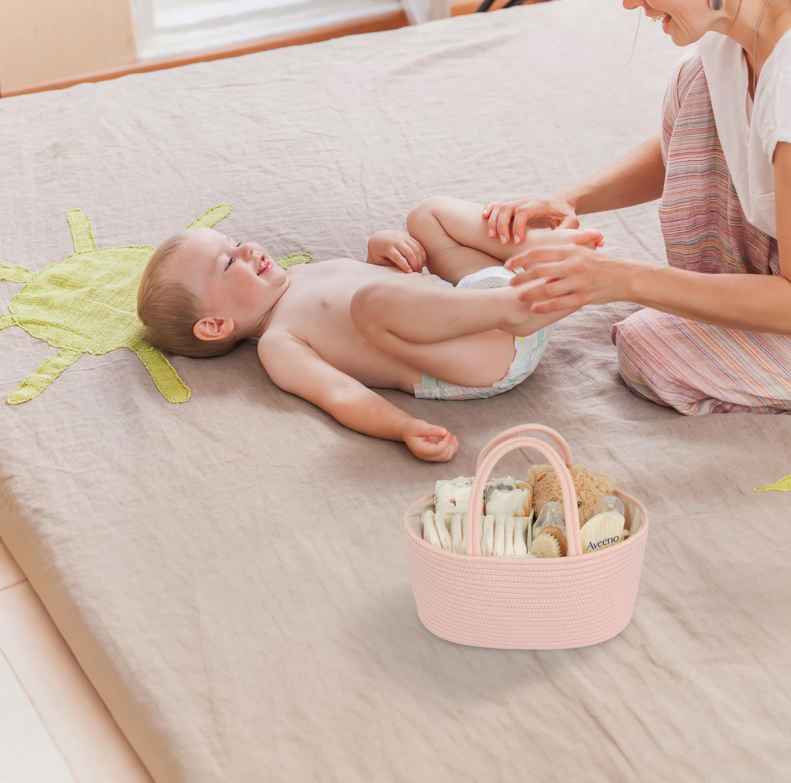 JUNBOLE caddy used in nursery to car showcases versatile everyday storage