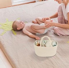JUNBOLE nursery basket blends style and practicality for nurseries.