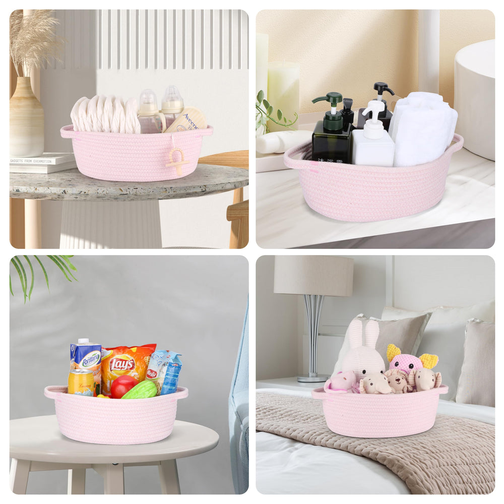 JUNBOLE basket size 12x8x5 inches for easy planning.