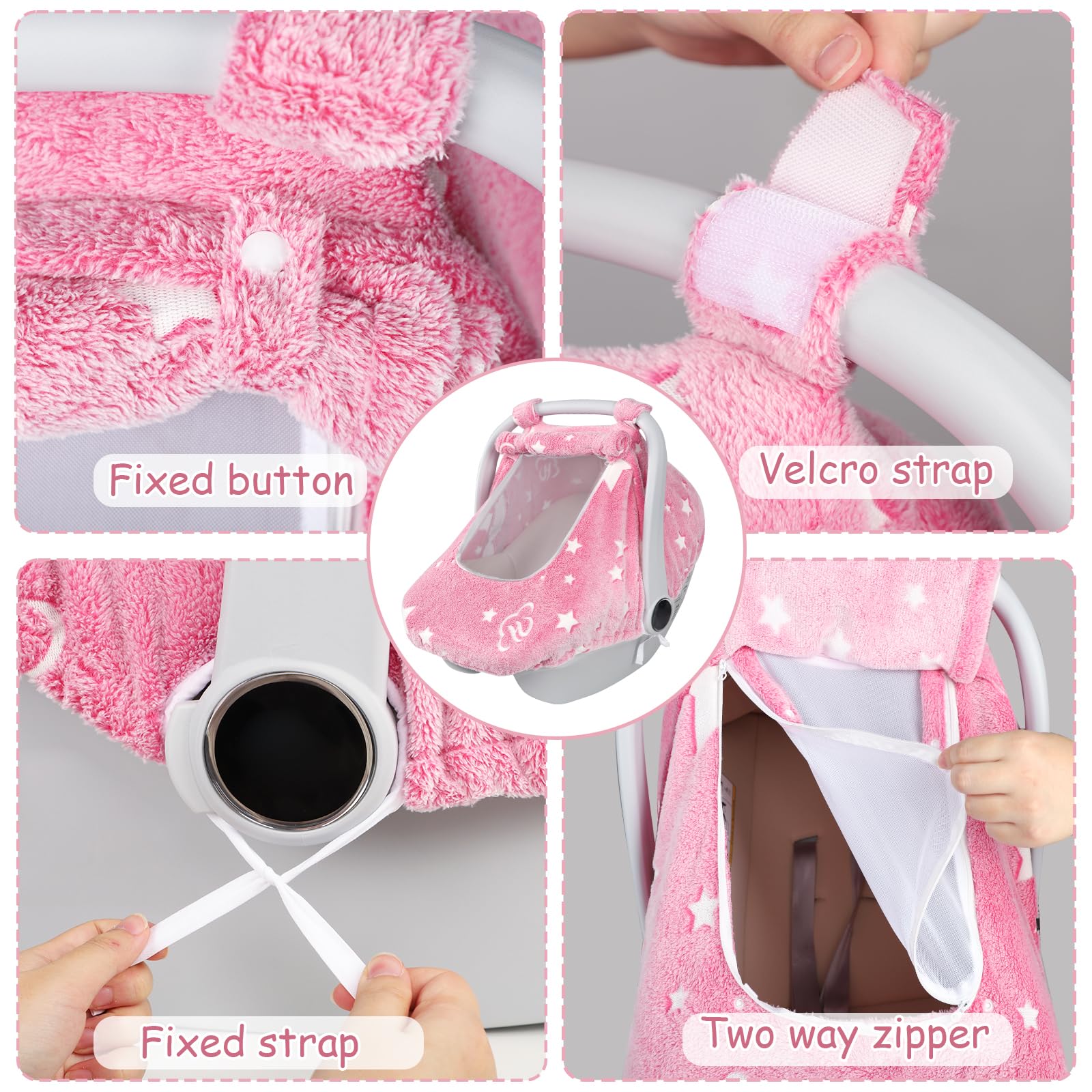 Jundetye 360° protection car seat cover for indoor and outdoor use.