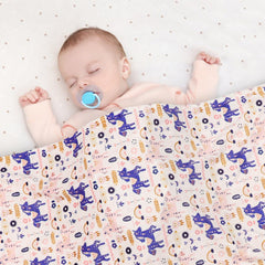 Jundetye baby blanket 30x40-in-size fits crib, stroller, and toddler bed