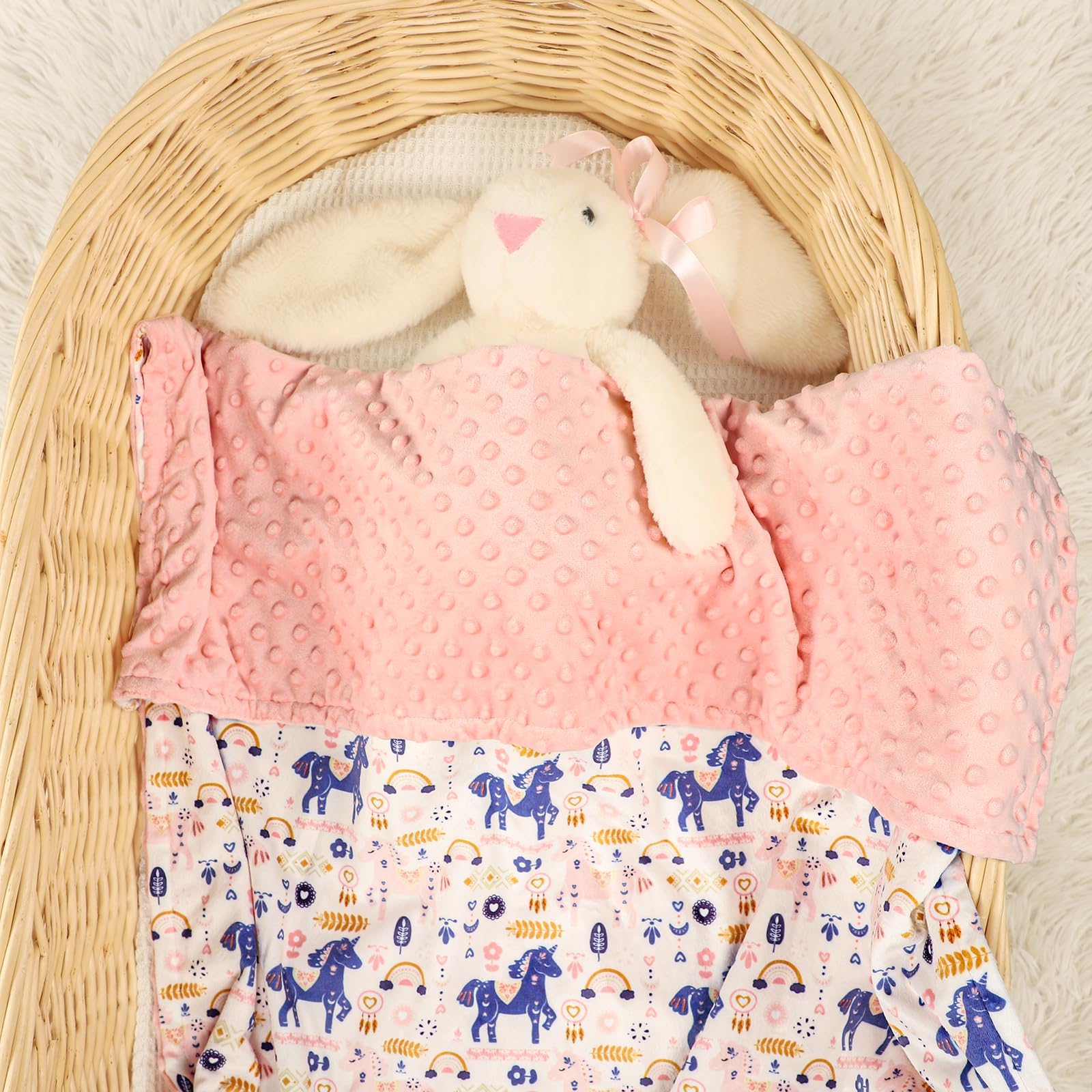 Jundetye baby blanket machine-washable for easy care