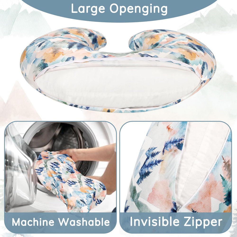 Jundetye washable breathable fabric promotes air circulation during feeds.