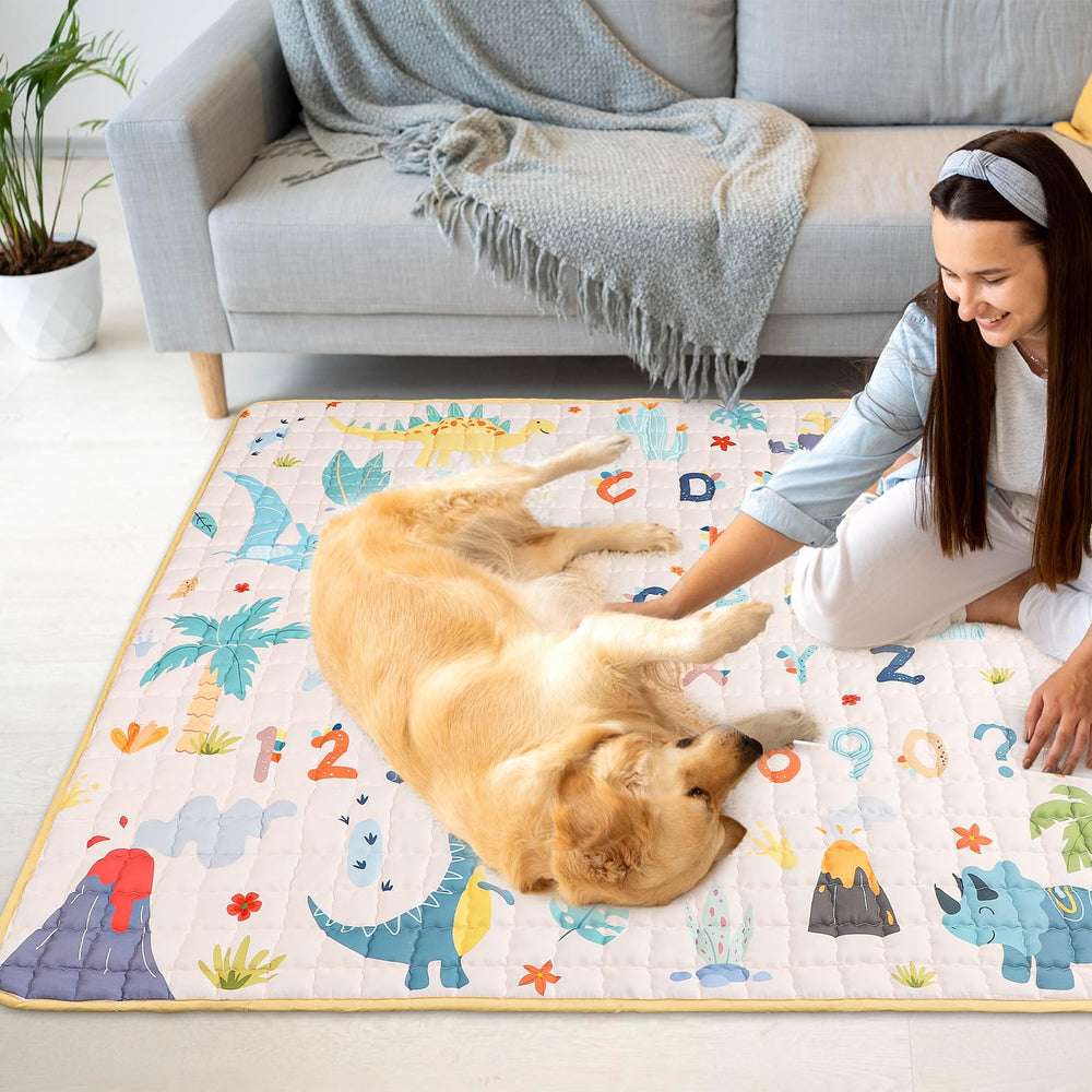 Jundetye alphabet pattern supports early recognition and cognitive play sessions.