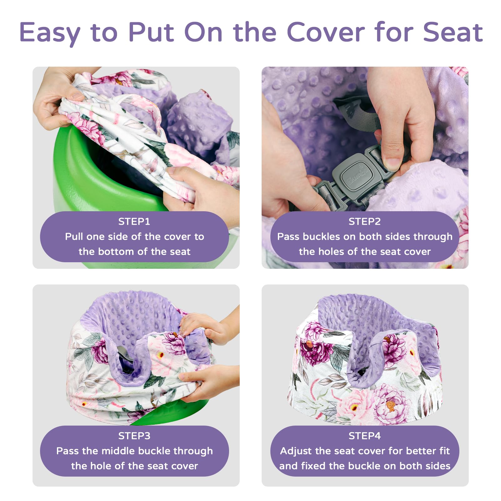 Jundetye Bumbo seat cover design makes a charming baby shower gift