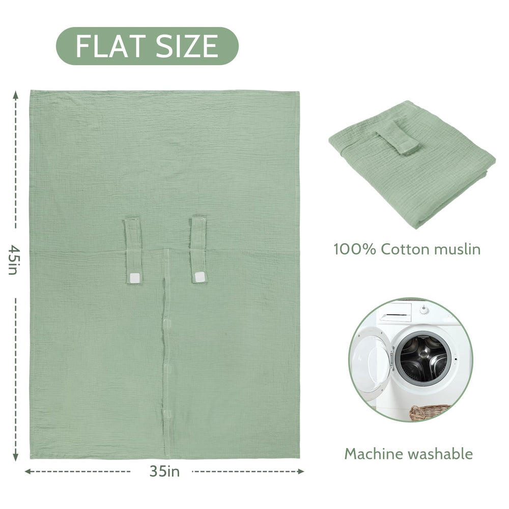 Jundetye car seat cover green – magic design for quick canopy setup