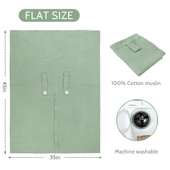 Jundetye car seat cover green – magic design for quick canopy setup