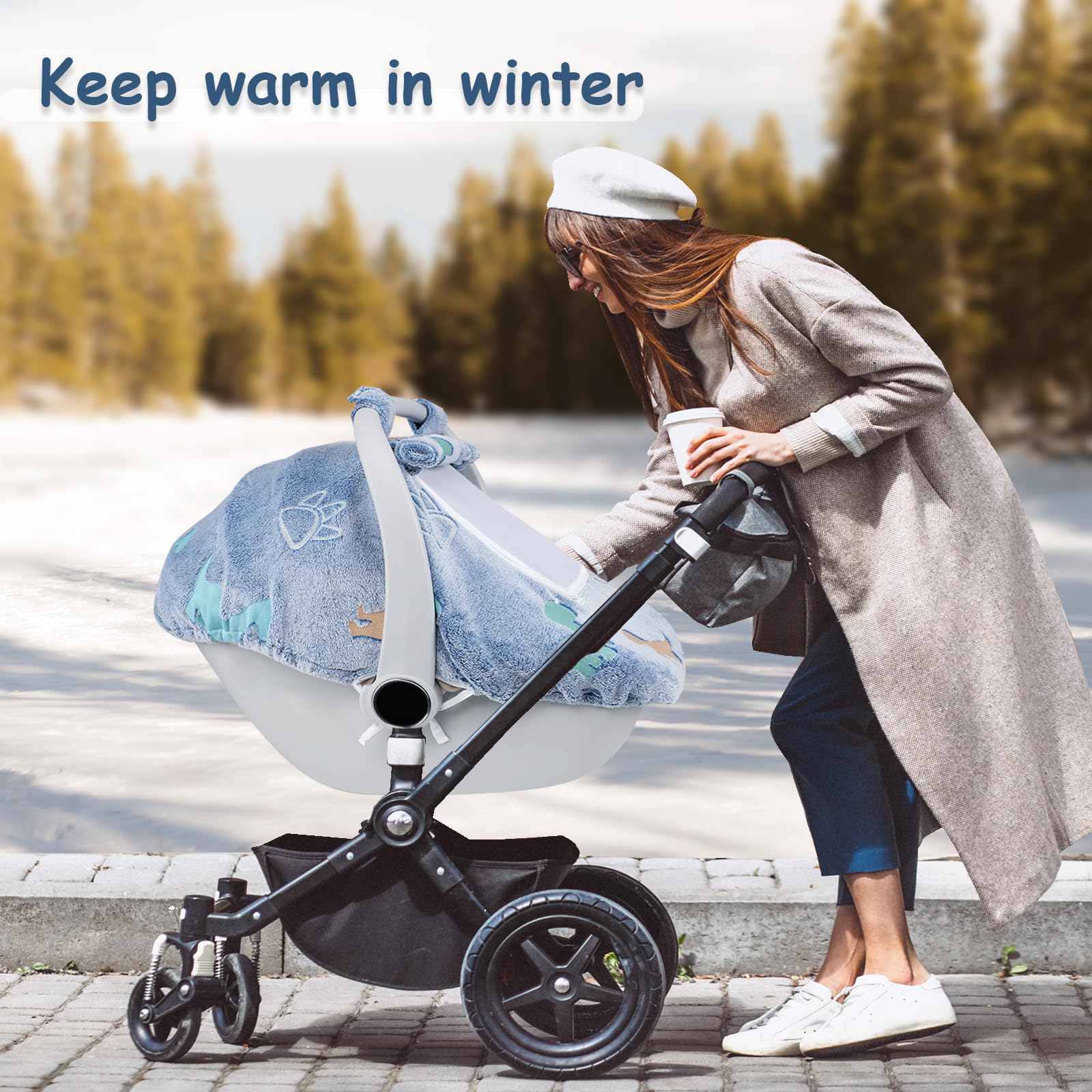 Jundetye blue machine washable cover for easy cleanup