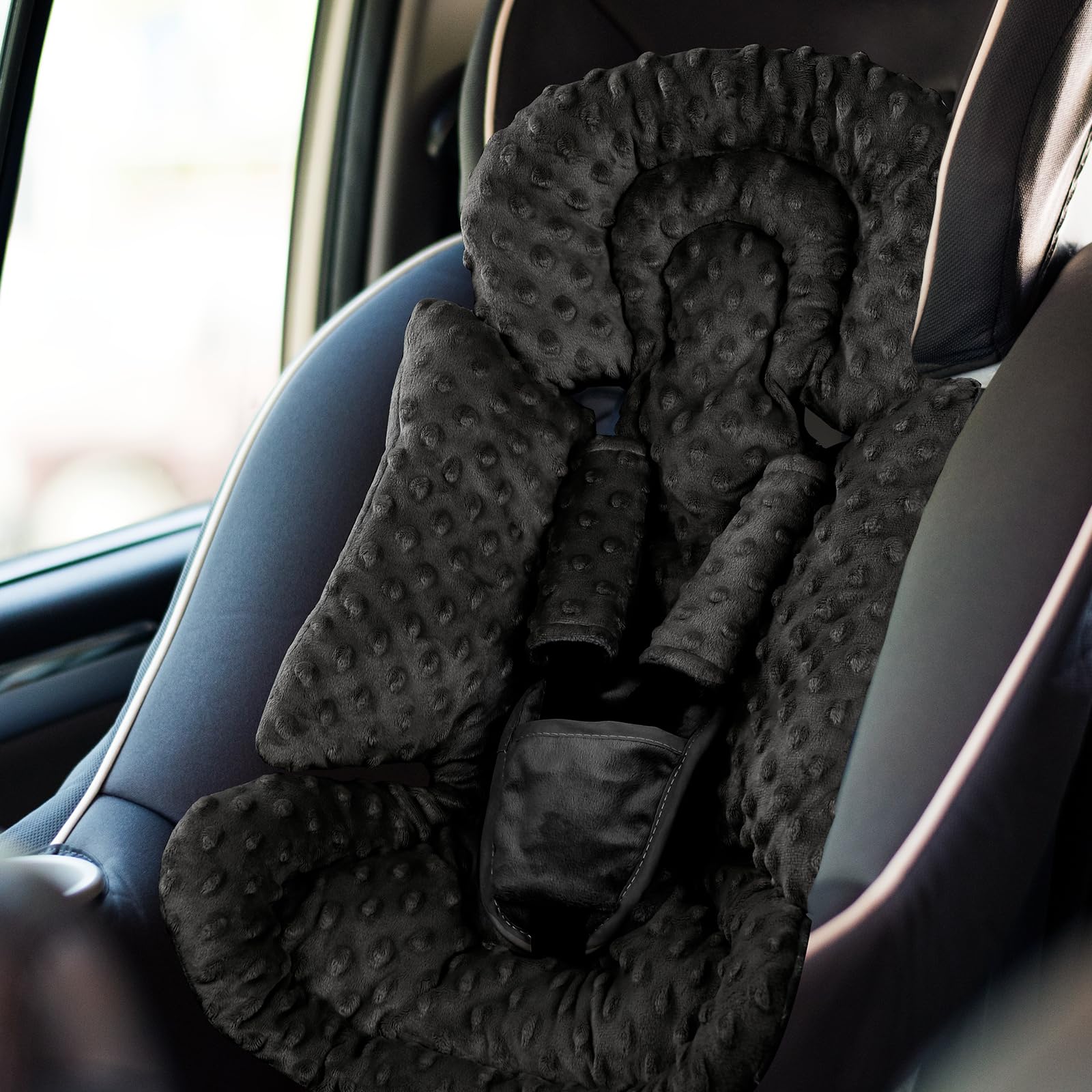 Jundetye compatible with 3-5 point harness for strollers and bouncers