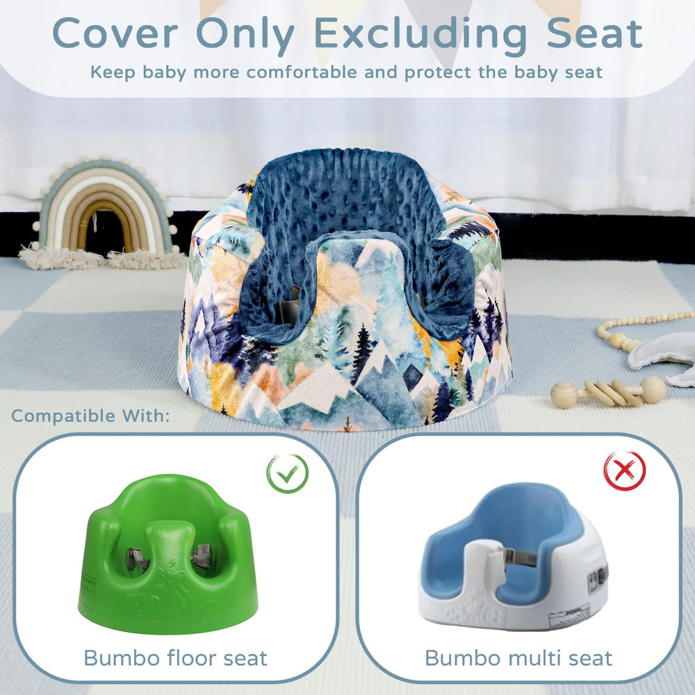 Jundetye Easy-Install Bumbo Cover fits securely and simplifies changes.