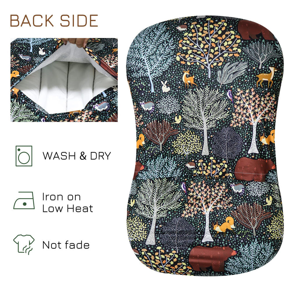Jundetye lounger cover dark-color care for long-lasting color and easy washing.