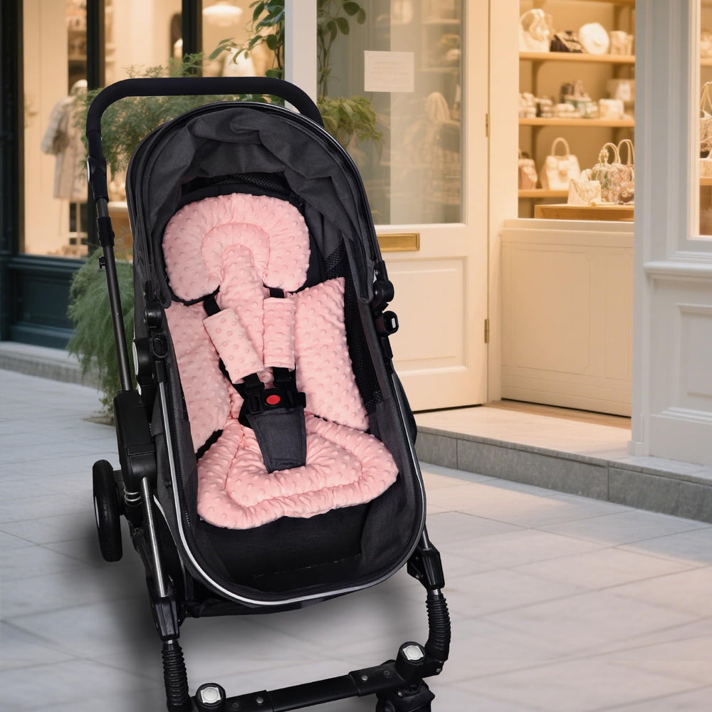 Jundetye newborn pillow form folds into a portable travel pillow