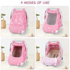 Jundetye night-light flannel keeps baby cozy with glow-in-the-dark accents.