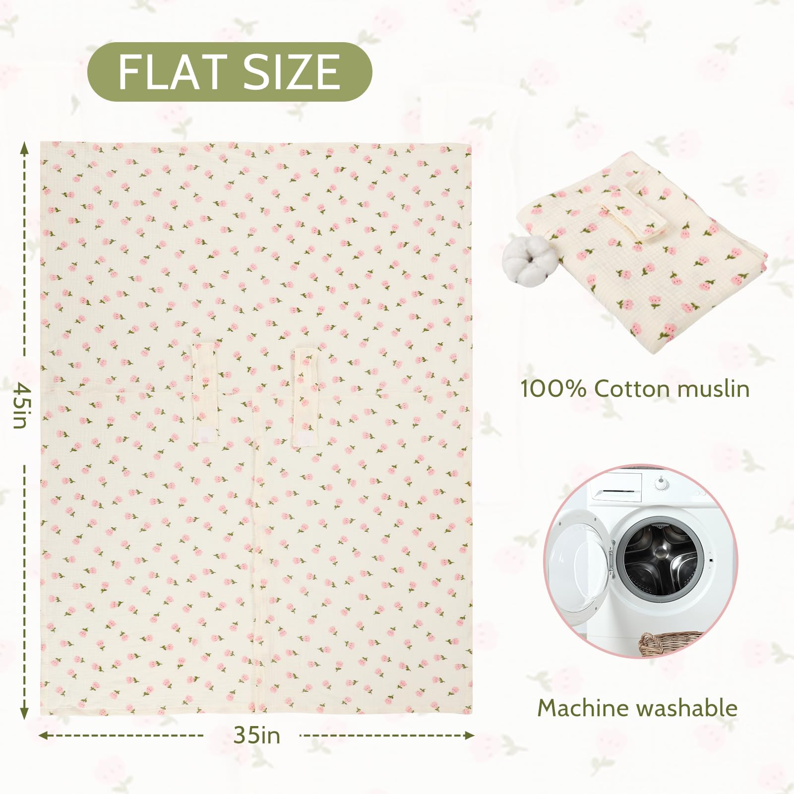 Jundetye nursing cover demonstrates versatile use for feeding and privacy