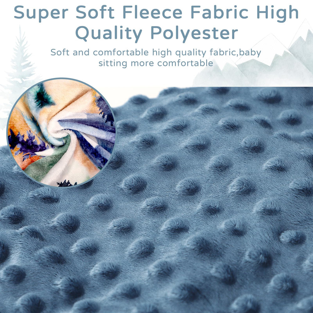 Jundetye Soft Minky Seat Cover offers ultra-soft touch for sensitive baby skin.