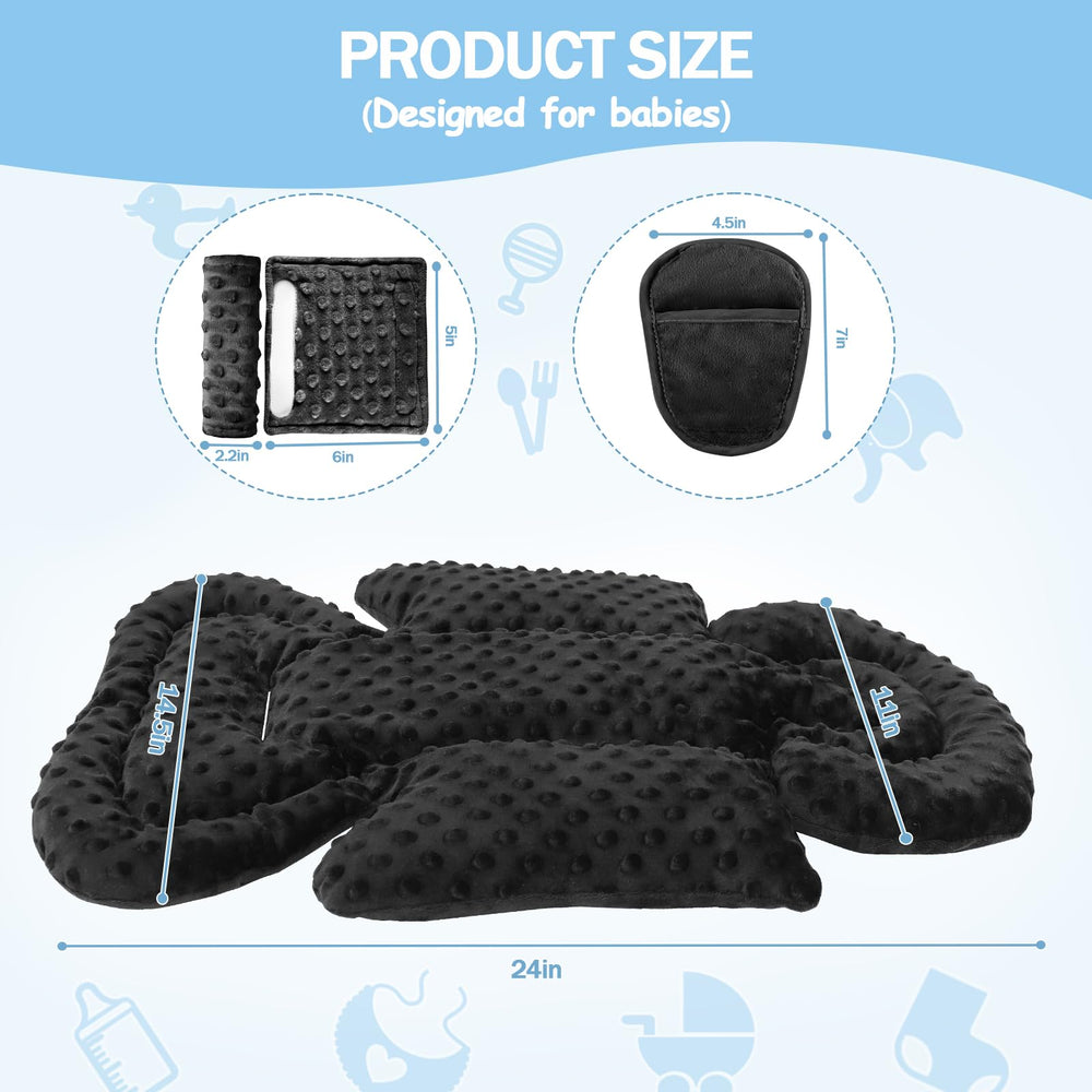 Jundedye strap pads prevent rubbing on baby’s delicate skin