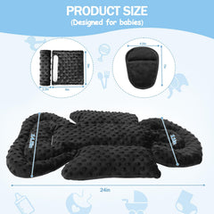 Jundedye strap pads prevent rubbing on baby’s delicate skin