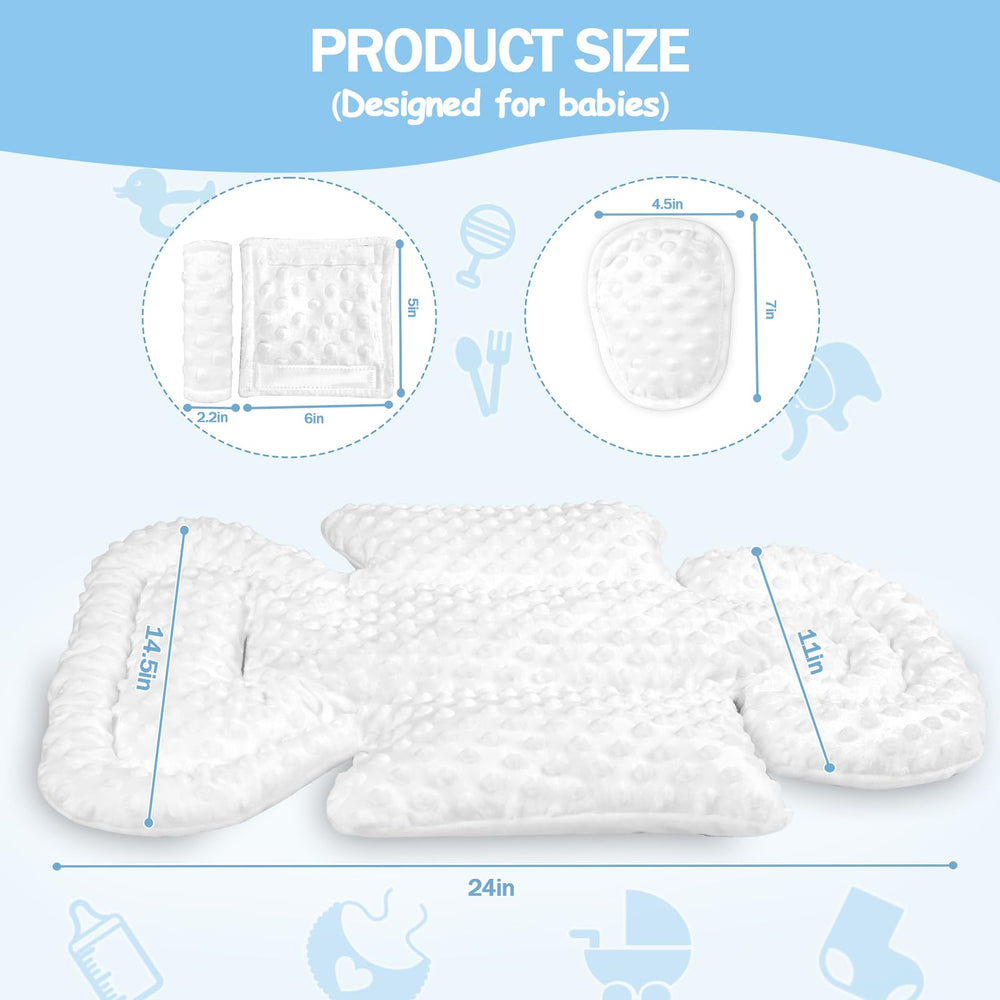 Jundetye strap pads protecting baby's skin from rubbing