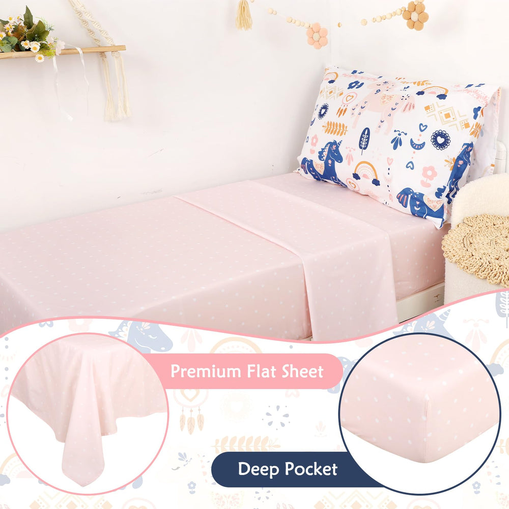 Jundetye fitted sheet showcases breathable fabric and snug fit
