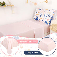 Jundetye fitted sheet showcases breathable fabric and snug fit