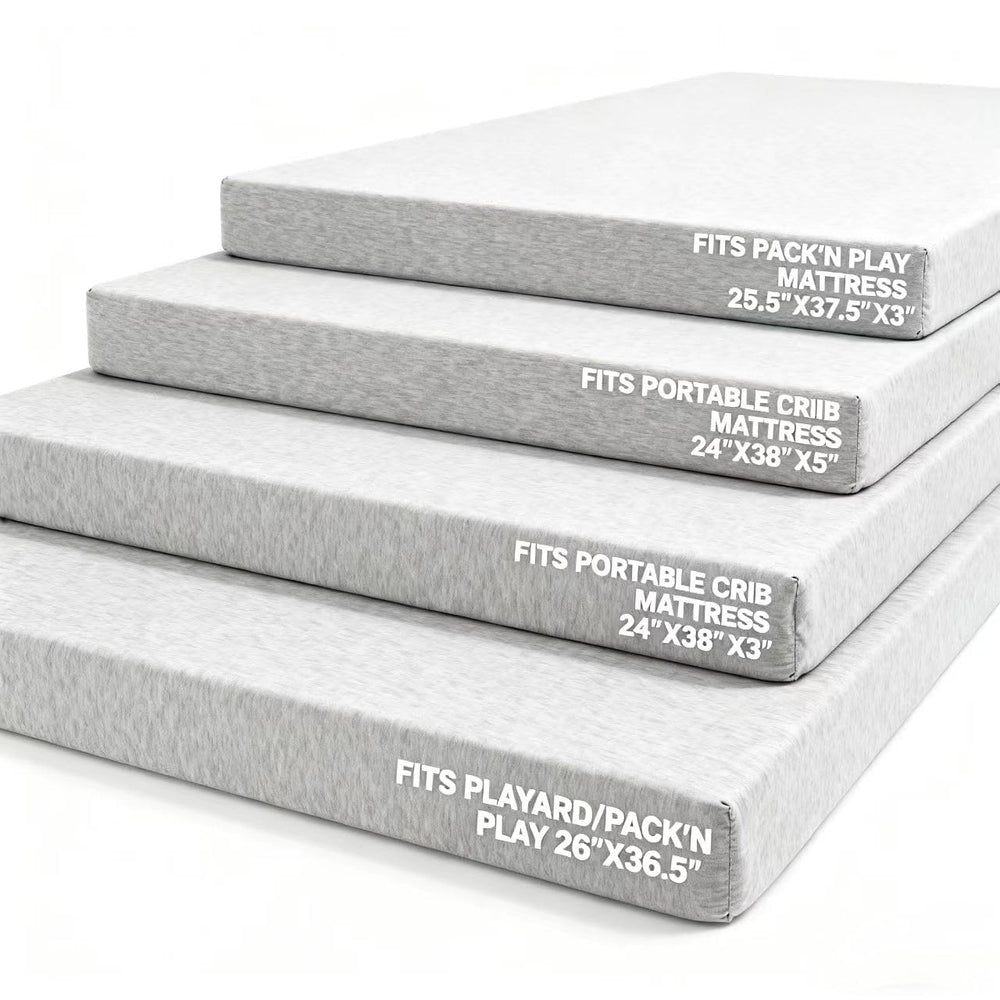 JUNENGCHUANG pack n play sheet elastic-fit design for secure easy installation