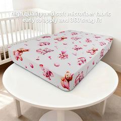 JUNENGCHUANG pack n play sheet two-pack enables quick rotation and cleanliness