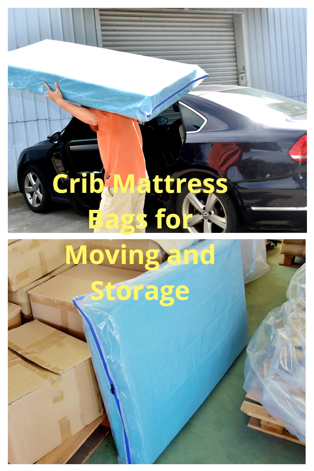 JUNESHE dust and moisture protection bag shields a mattress from debris