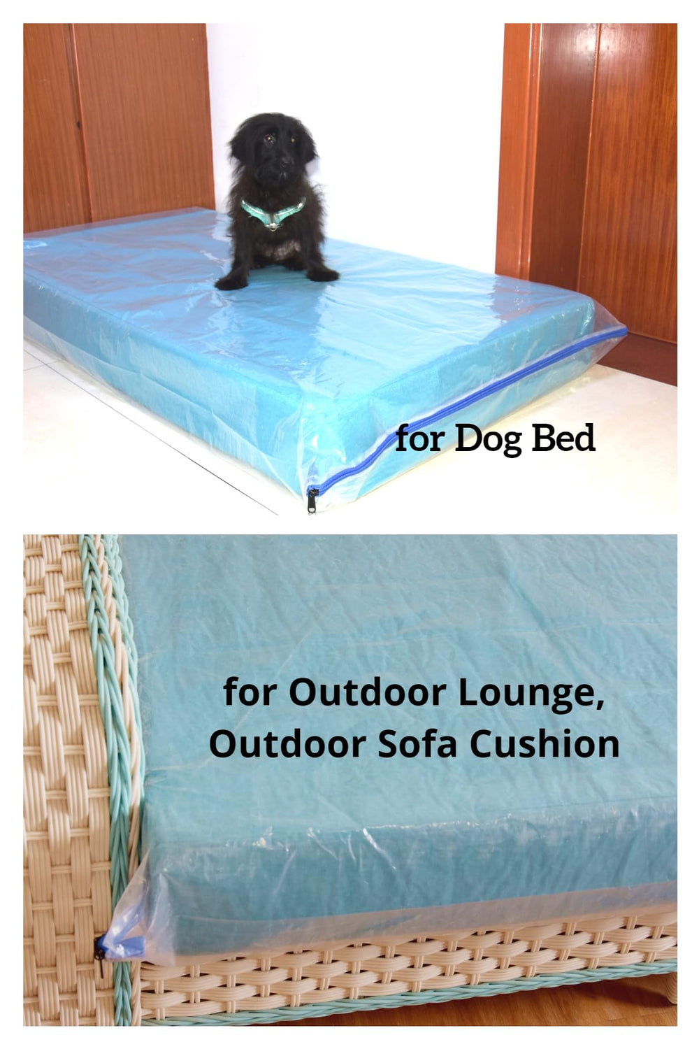 JUNESHE multipurpose bag doubles as storage for dog beds or outdoor cushions