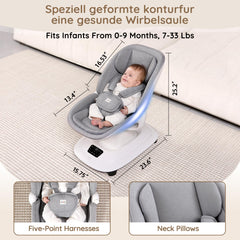 JUNEU 3D-motion modes simulate mom embrace for soothing motion
