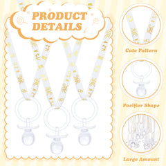 Junkin it's a girl pacifier necklace close-up, decorative design for gifts