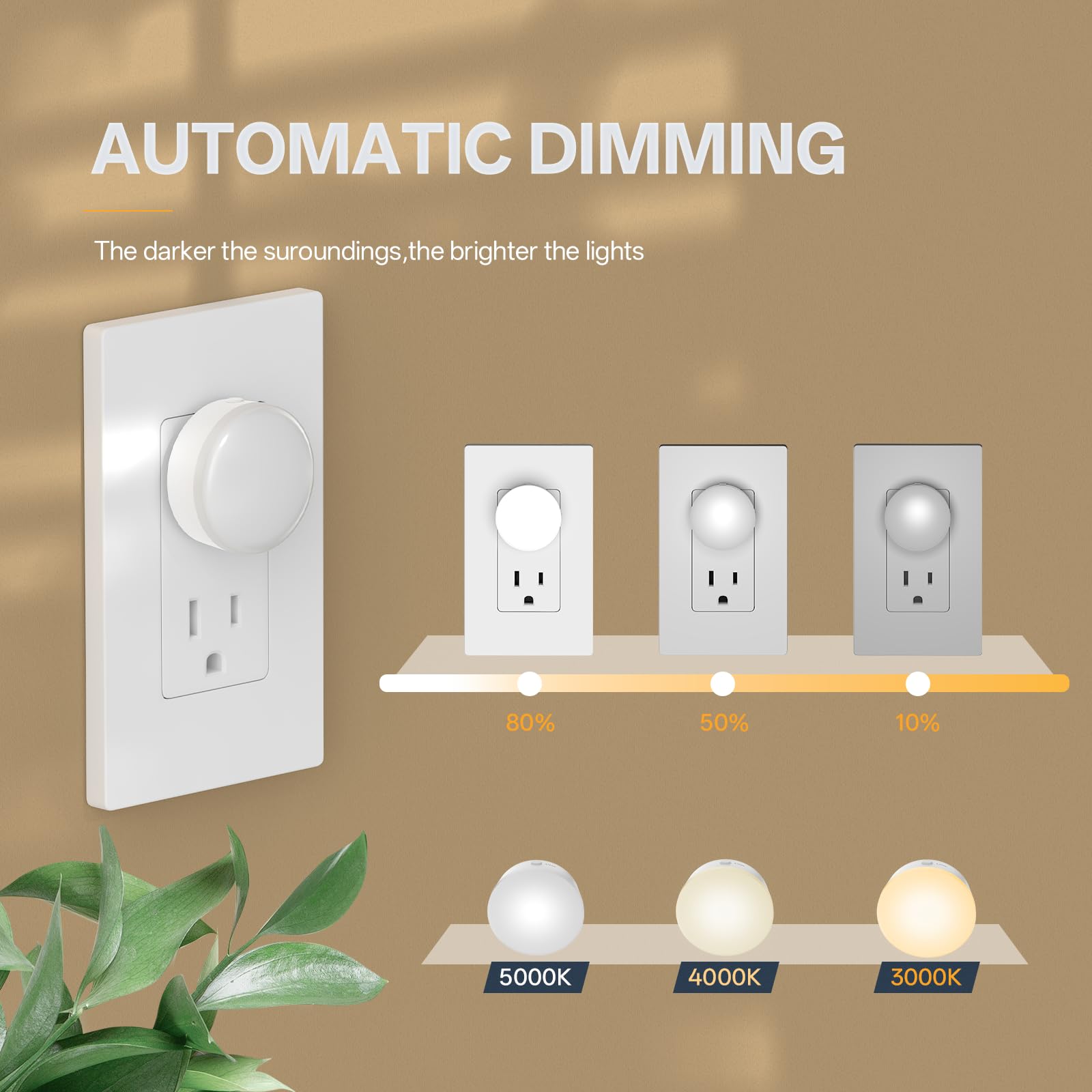 Junlit night light provides safe lighting for kids and seniors.