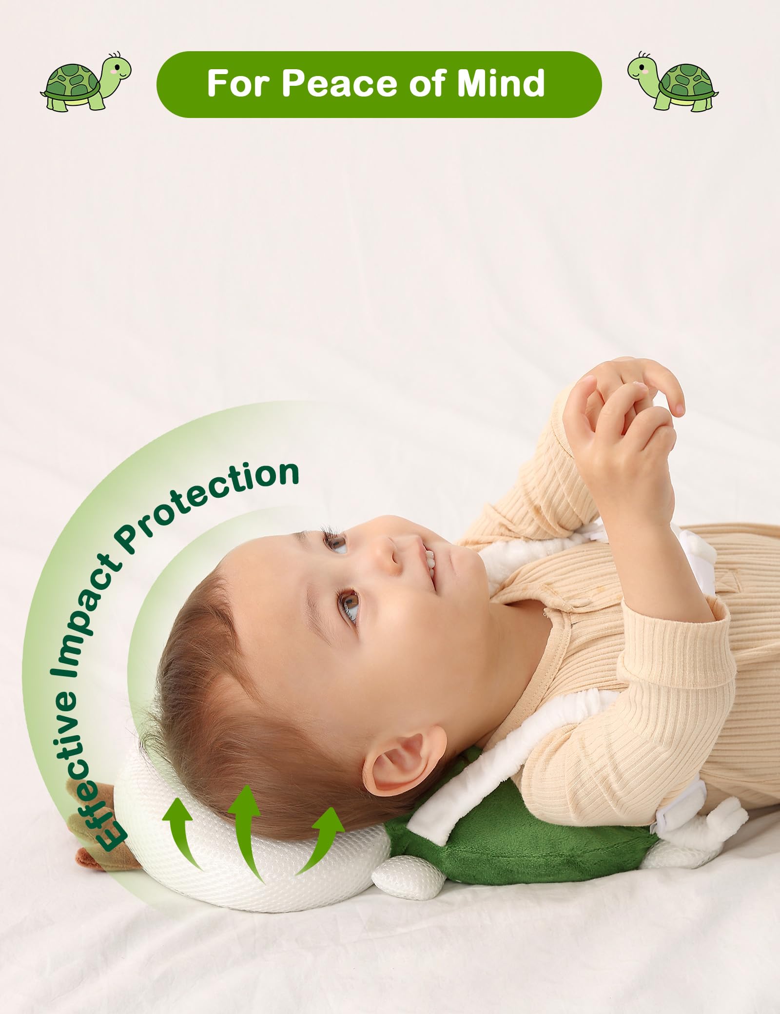 JunNeng adjustable plush straps demonstrate secure fit and anti-slip design for crawlers