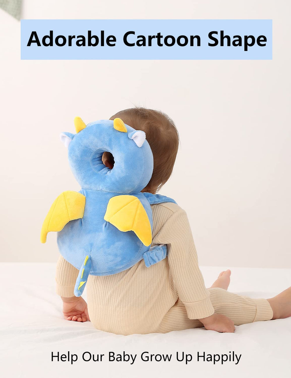 JunNeng adjustable plush straps keep the backpack in place as little movers explore