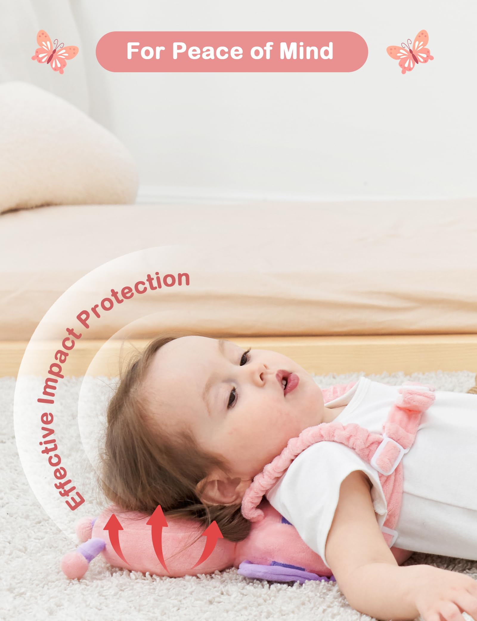 JunNeng adjustable straps close-up showing secure fit during playtime.
