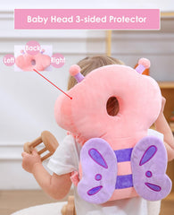 JunNeng head protector adjustable plush straps for secure fit
