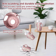 Juome sleeve features reinforced bottom for drop protection.