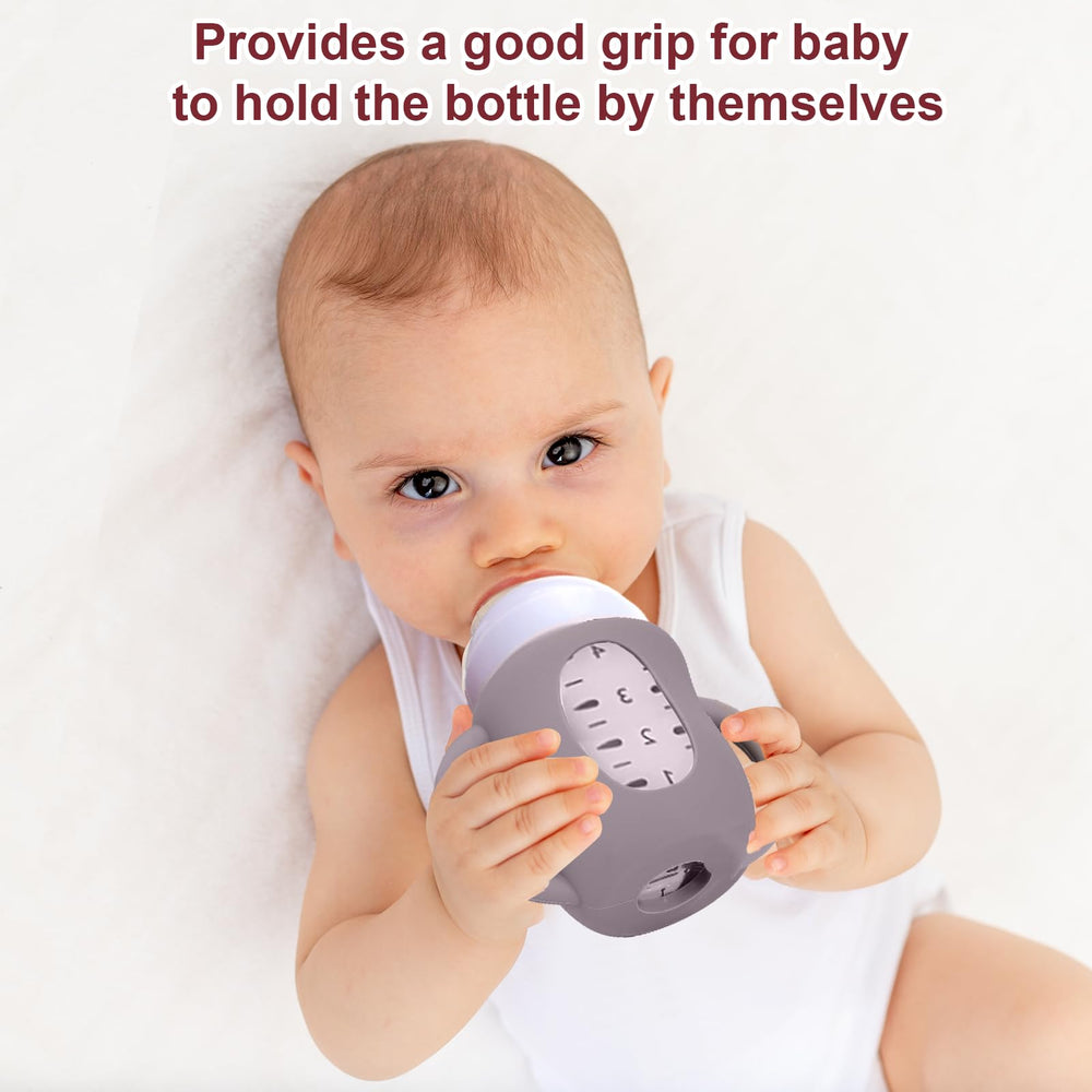 Juome bottle guard 4oz sleeve demonstrates drop protection and easy handling.