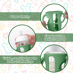 Juome BPA-free, dishwasher-safe sleeve for Avent bottle enhances safe, easy cleaning.