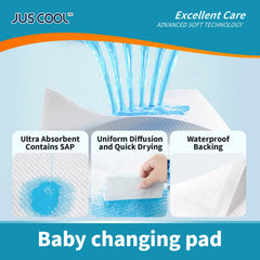 JUS COOL bed pads soft skin-contact surface offers comfortable daily use.