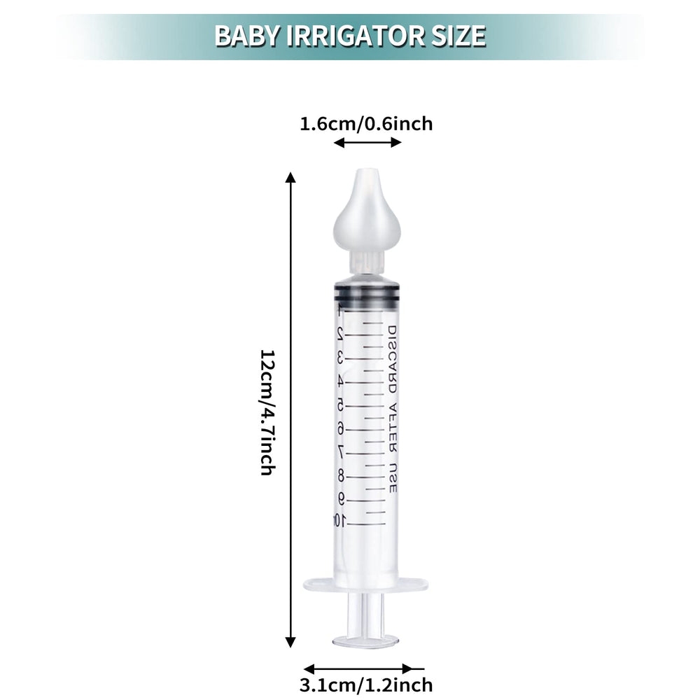 JUSONEY nose-syringe-compact-design shows portable design for on-the-go baby care