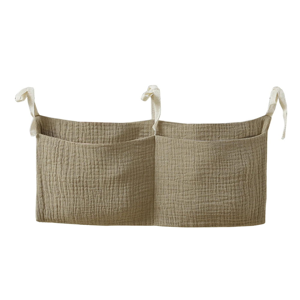 JUSTAUS cotton material backdrop highlights wear-resistant and washable design for busy parents.