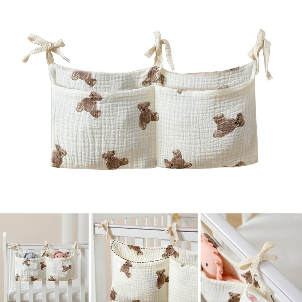 JUSTAUS double-pocket bag keeps toys and rattles neatly within reach.