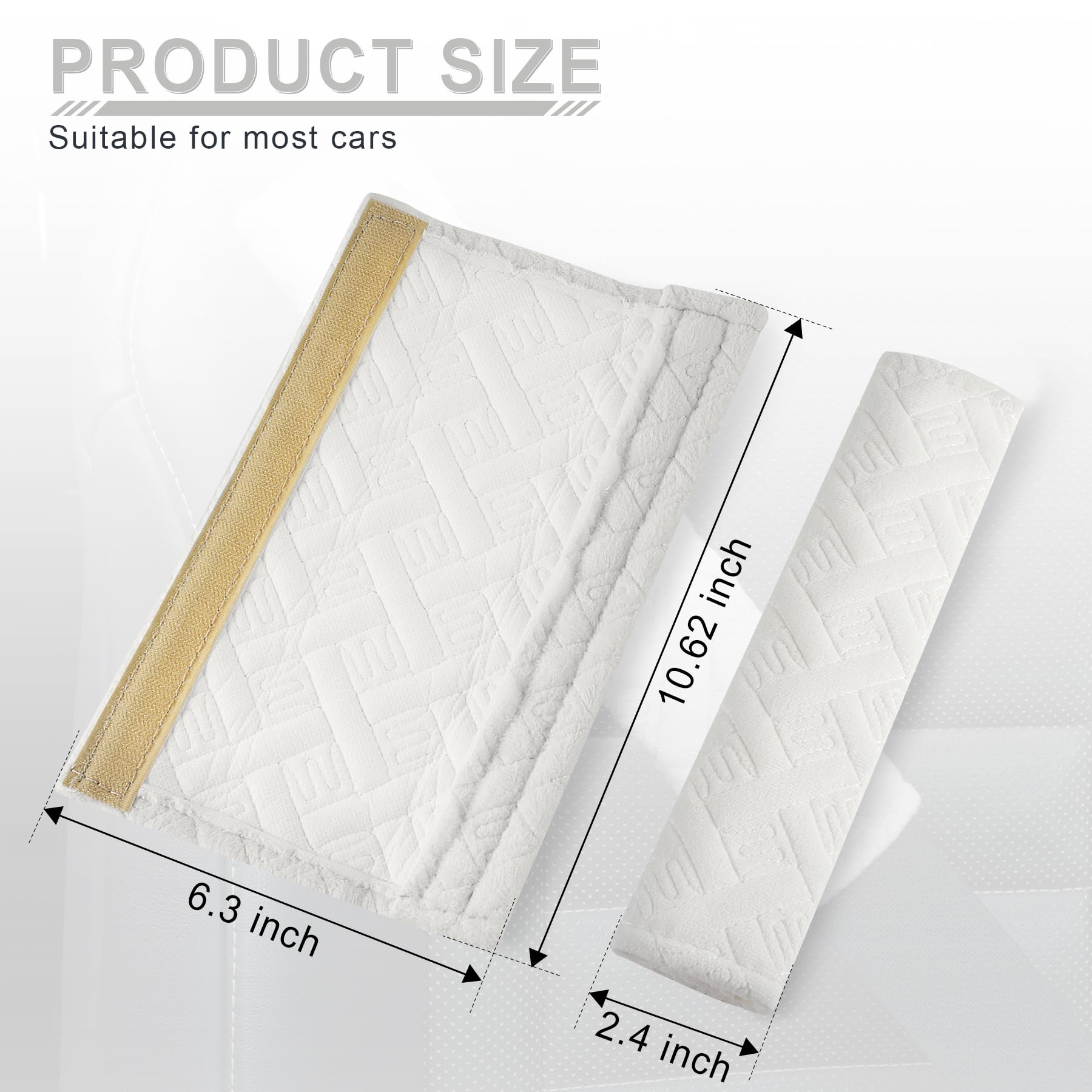 JUSTTOP Velcro installation shows quick securing around straps for easy setup.